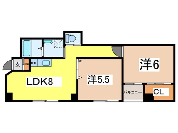 高木ビルの物件間取画像